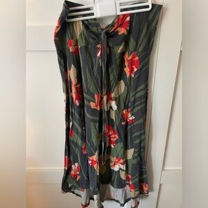 Patagonia halter dress size XL tropical print